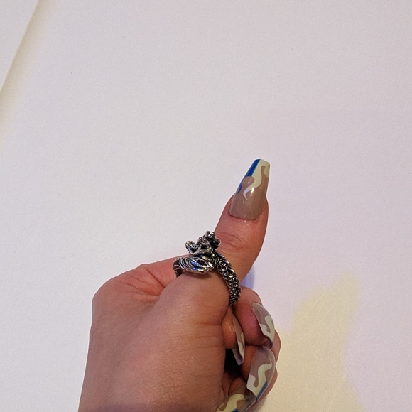 Fashion Dragon Head Pattern Wrap Open Ring - Picture 13 of 13